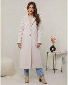 Abrigo largo Suzanne beige