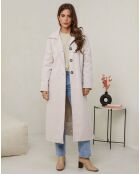 Abrigo largo Suzanne beige
