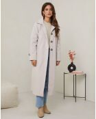 Abrigo largo Suzanne beige