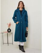 Suzanne petrol lange jas
