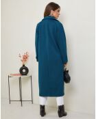 Suzanne petrol lange jas