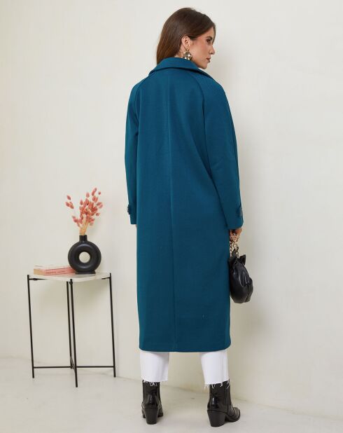 Suzanne petrol lange jas