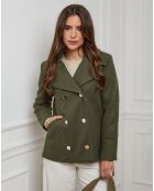 Clothilde kaki korte jas