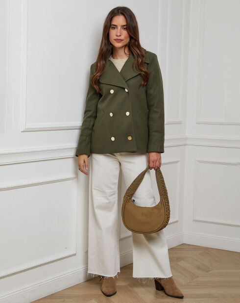Clothilde kaki korte jas