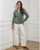 Gilet Flore kaki