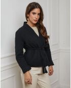 Gilet Flore noir