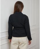 Gilet Flore noir