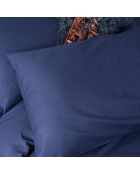 Parure housse de couette Plain bleu foncé