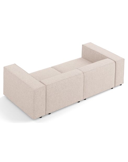 Canapé Arendal 3 places beige - 204x102x70 cm