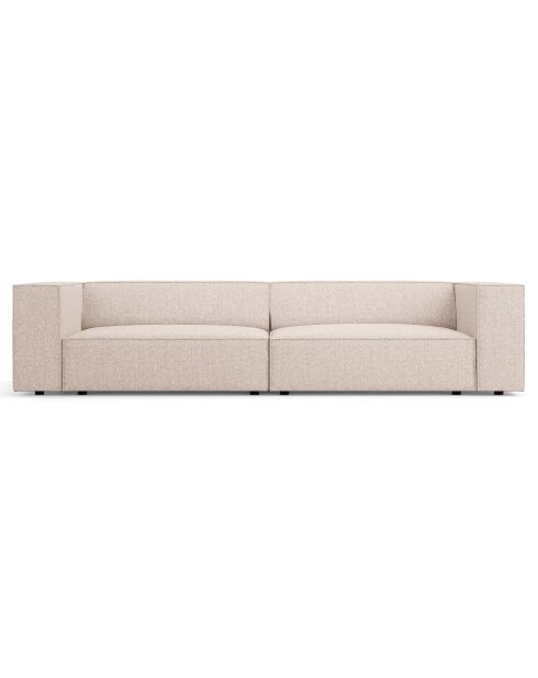 Canapé Arendal 4 places beige - 244x102x70 cm