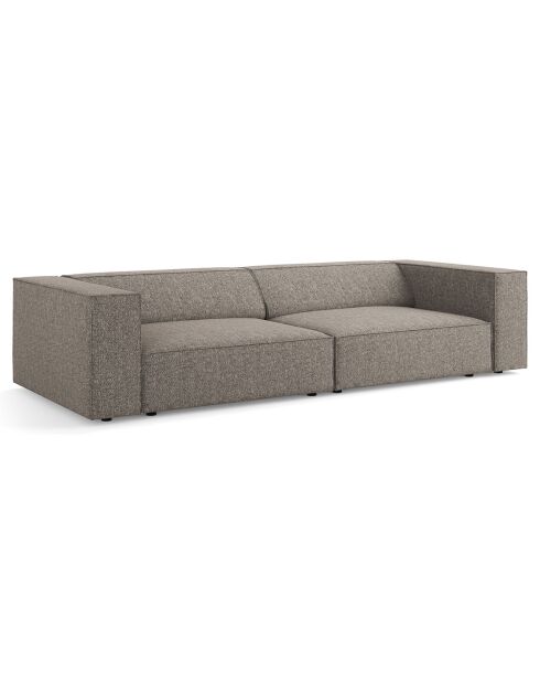 Canapé Arendal 4 places gris - 244x102x70 cm