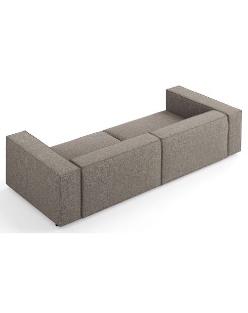 Canapé Arendal 4 places gris - 244x102x70 cm