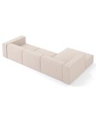 Canapé d'angle gauche Arendal 4 places beige - 284x166x70 cm