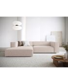 Canapé d'angle gauche Arendal 3 places beige - 224x166x70 cm