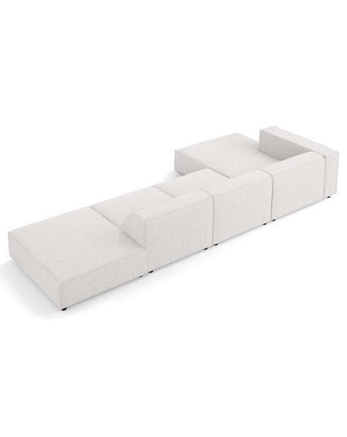 Canapé d'angle gauche Arendal 5 places gris clair - 341x166x70 cm