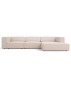 Canapé d'angle droit Arendal 4 places beige - 284x166x70 cm