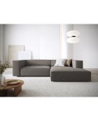 Canapé d'angle droit Arendal 3 places gris - 224x166x70 cm