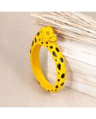 Bracelet Safara en Bois jaune/noir