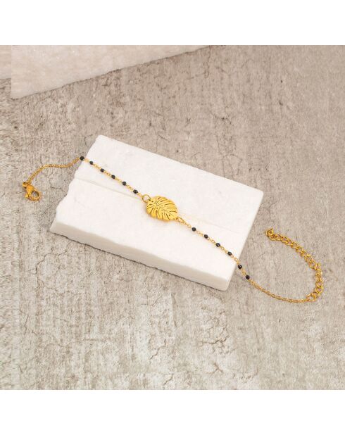 Forest goud/zwarte armband