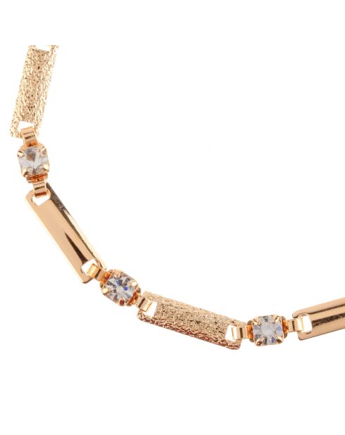 Bracelet Lizy River doré/blanc