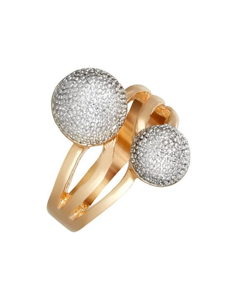 Anello Gilia in oro/argento