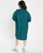 Robe Brama cravate vert moyen