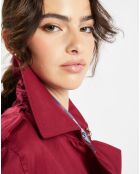 Imperméable trench Paxi Maxi rouge foncé