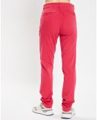 Pantalon chino Cyrilp rose foncé