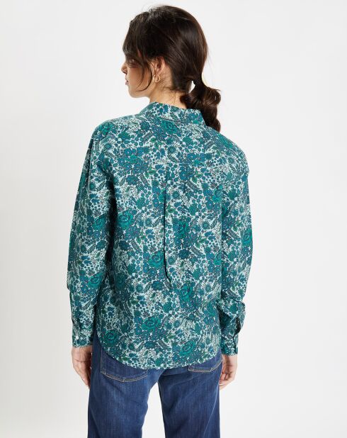 Chemise Atas Liberty verte