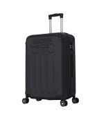 Valise Moyen Séjour 4 roues doubles Java 60 cm noire