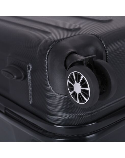 Valise Moyen Séjour 4 roues doubles Java 60 cm noire