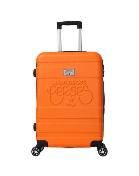 3 Lyra 55-65/75 cm orangefarbene 4-Rad-Doppelkoffer