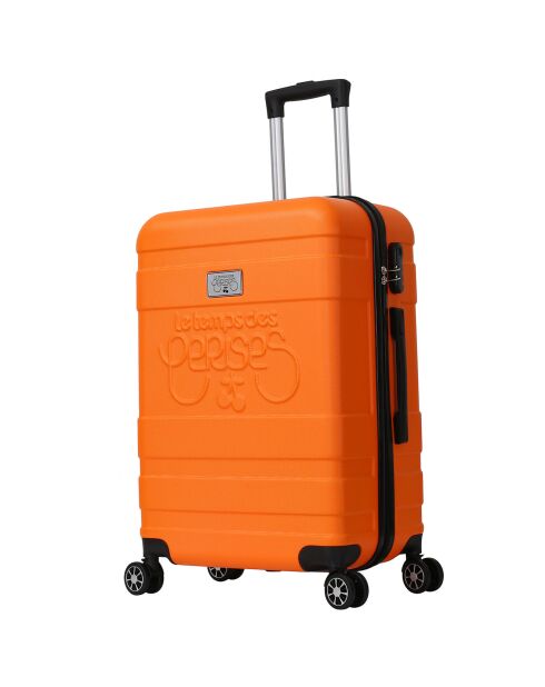 3 Lyra 55-65/75 cm orangefarbene 4-Rad-Doppelkoffer