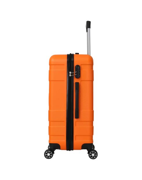 3 Lyra 55-65/75 cm orangefarbene 4-Rad-Doppelkoffer