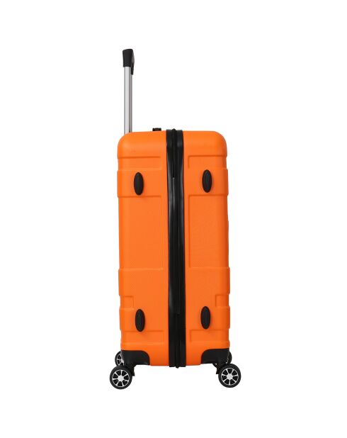 3 Lyra 55-65/75 cm orangefarbene 4-Rad-Doppelkoffer