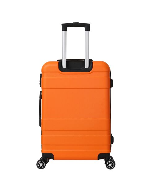 3 Lyra 55-65/75 cm orangefarbene 4-Rad-Doppelkoffer