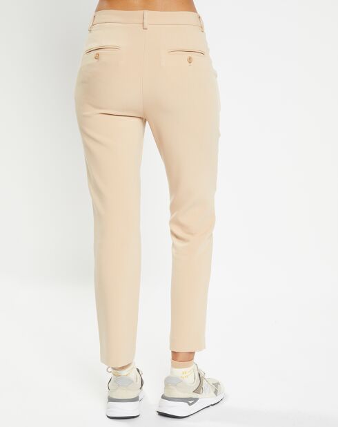 Pantalon à pince Mini beige