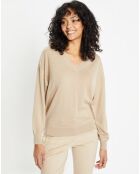 Pull en Laine Paco beige foncé