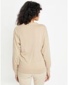 Pull en Laine Paco beige foncé