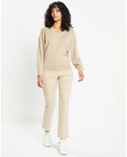 Pull en Laine Paco beige foncé