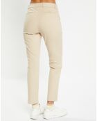 Pantalon stretch Biaza  beige foncé