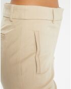 Pantalon stretch Biaza  beige foncé