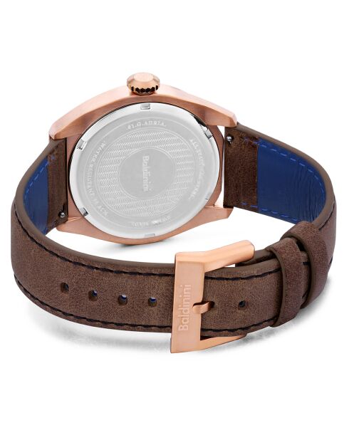 Montre Homme en Cuir Adria marron