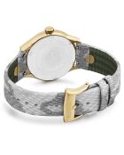 Montre Femme en Cuir & cristaux Swarovski Adria grise