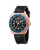 Montre Homme en Caoutchouc Acqua noire