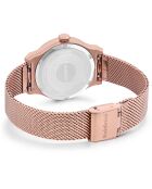 Montre Femme en Acier Gibi doré rose