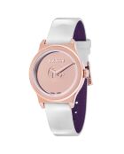 Montre Femme en Cuir Gibi blanche