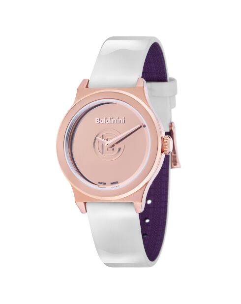 Montre Femme en Cuir Gibi blanche