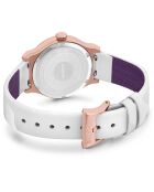 Montre Femme en Cuir Gibi blanche
