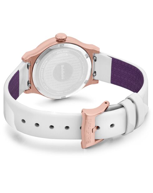 Montre Femme en Cuir Gibi blanche